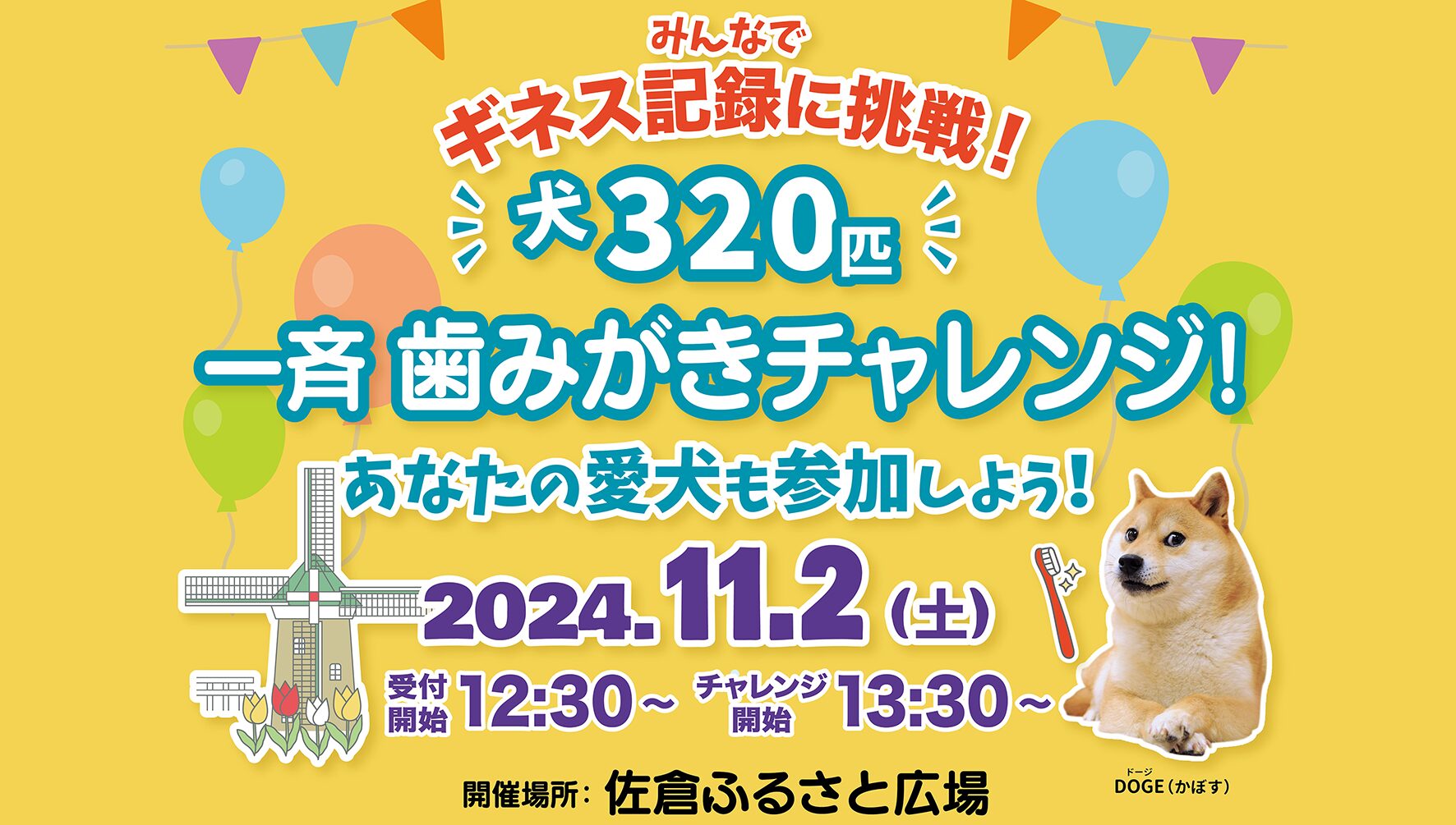 DOGE DAY 2024 ワンちゃん集まれ！11月2日(土)開催の画像