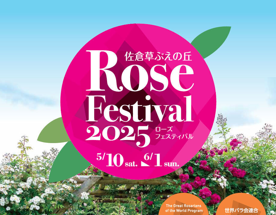 佐倉草ぶえの丘「ローズフェスティバル2025」の画像